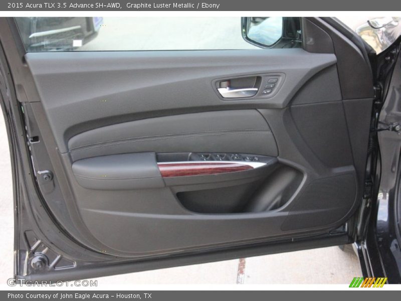 Graphite Luster Metallic / Ebony 2015 Acura TLX 3.5 Advance SH-AWD