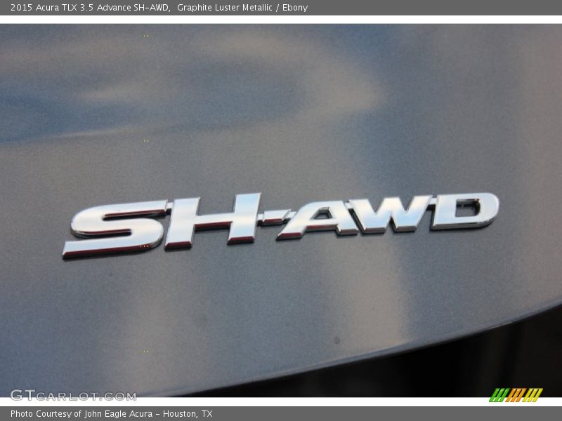 Graphite Luster Metallic / Ebony 2015 Acura TLX 3.5 Advance SH-AWD