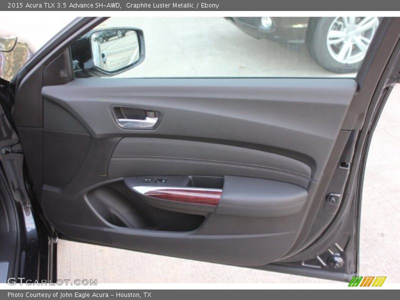 Graphite Luster Metallic / Ebony 2015 Acura TLX 3.5 Advance SH-AWD