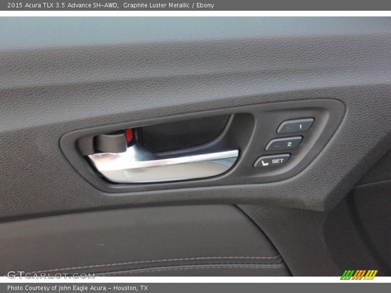 Graphite Luster Metallic / Ebony 2015 Acura TLX 3.5 Advance SH-AWD