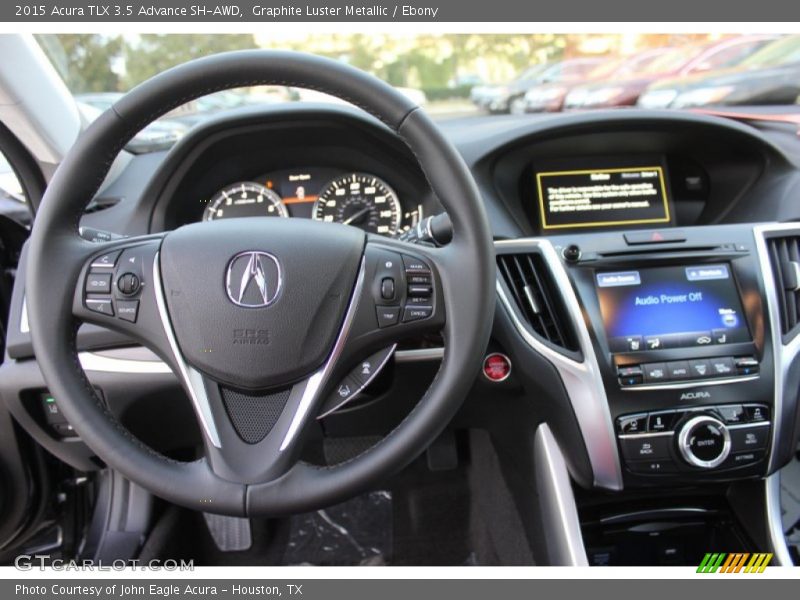 Graphite Luster Metallic / Ebony 2015 Acura TLX 3.5 Advance SH-AWD