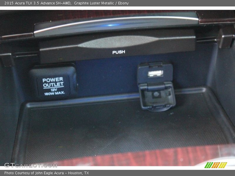 Graphite Luster Metallic / Ebony 2015 Acura TLX 3.5 Advance SH-AWD
