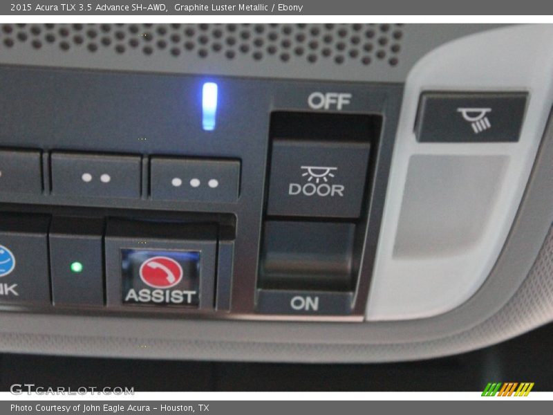 Graphite Luster Metallic / Ebony 2015 Acura TLX 3.5 Advance SH-AWD