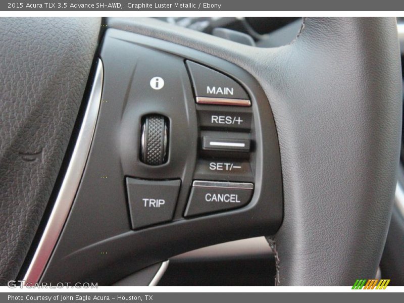 Graphite Luster Metallic / Ebony 2015 Acura TLX 3.5 Advance SH-AWD