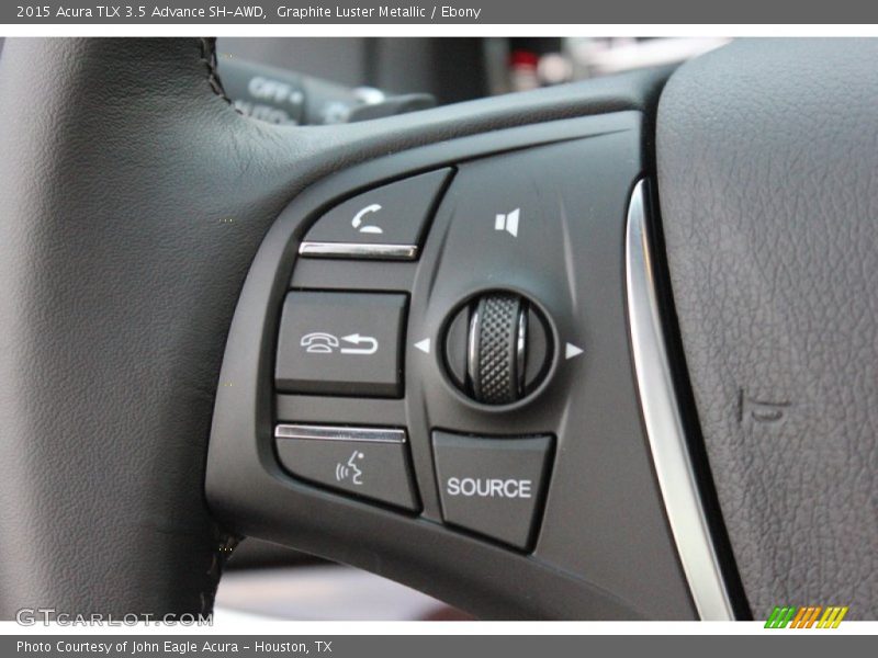 Graphite Luster Metallic / Ebony 2015 Acura TLX 3.5 Advance SH-AWD