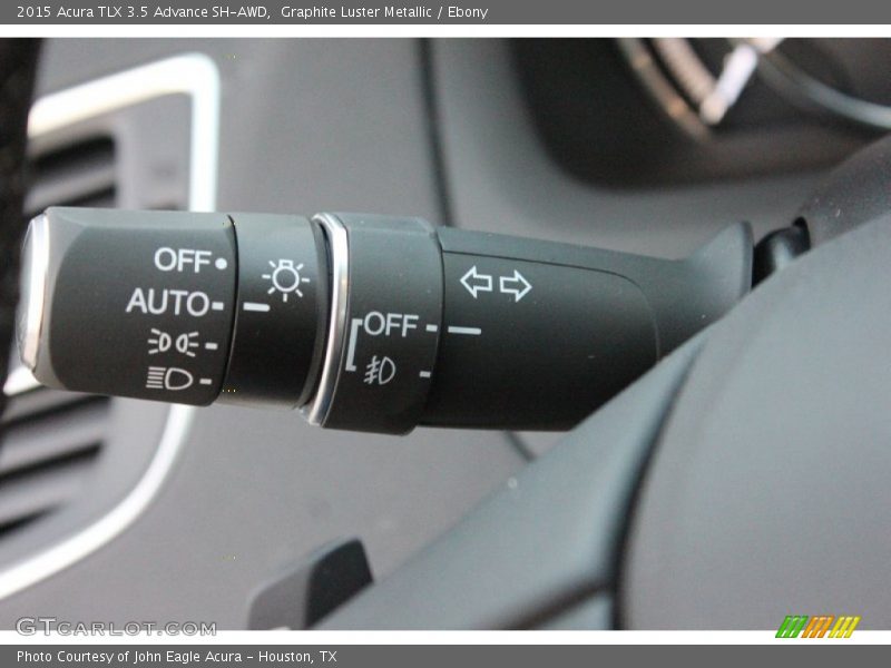 Graphite Luster Metallic / Ebony 2015 Acura TLX 3.5 Advance SH-AWD