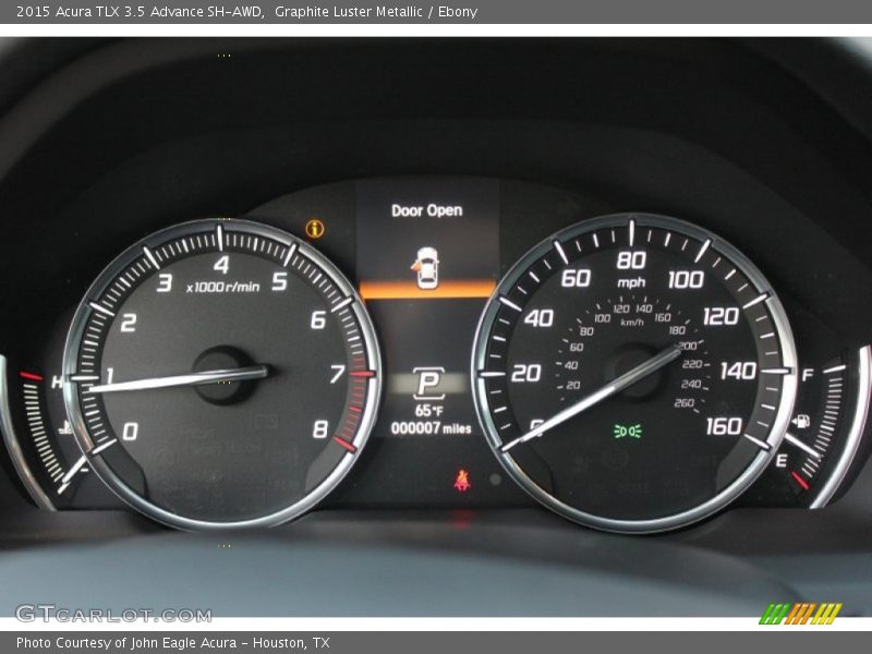 Graphite Luster Metallic / Ebony 2015 Acura TLX 3.5 Advance SH-AWD