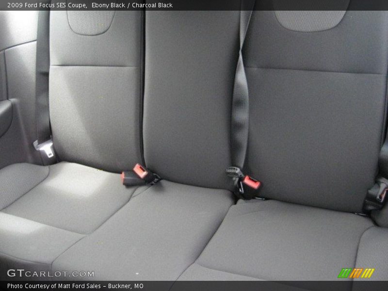 Ebony Black / Charcoal Black 2009 Ford Focus SES Coupe