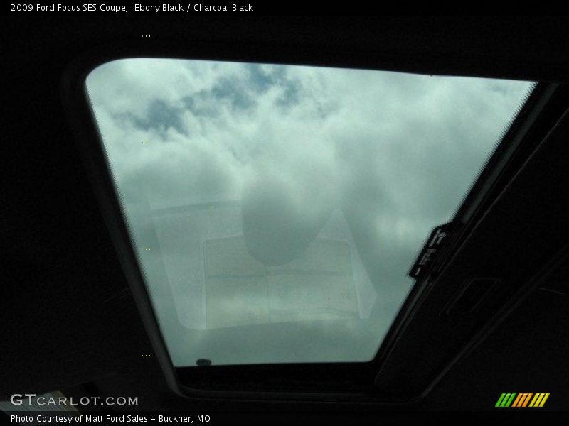 Ebony Black / Charcoal Black 2009 Ford Focus SES Coupe