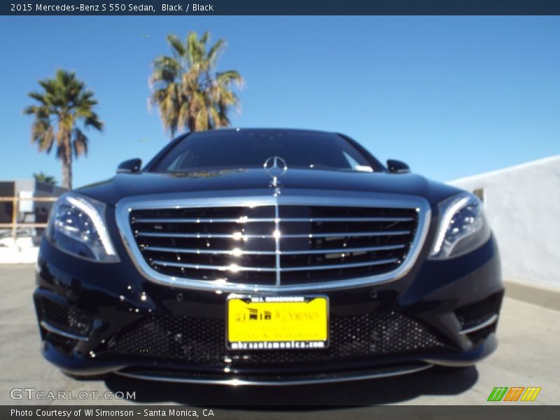 Black / Black 2015 Mercedes-Benz S 550 Sedan