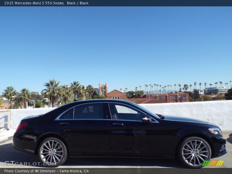Black / Black 2015 Mercedes-Benz S 550 Sedan