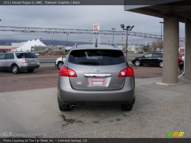Platinum Graphite / Black 2011 Nissan Rogue SL AWD