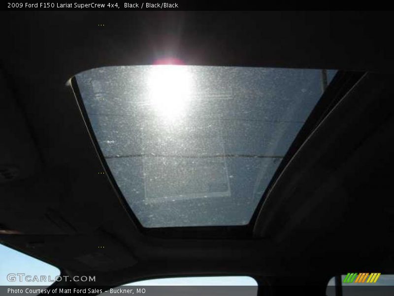 Black / Black/Black 2009 Ford F150 Lariat SuperCrew 4x4