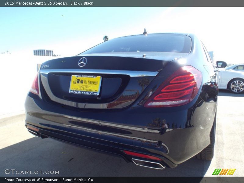 Black / Black 2015 Mercedes-Benz S 550 Sedan