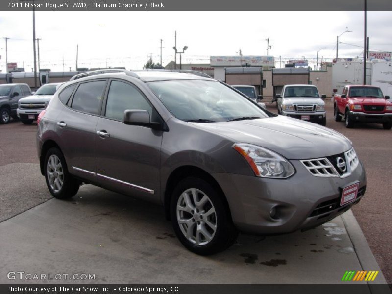 Platinum Graphite / Black 2011 Nissan Rogue SL AWD