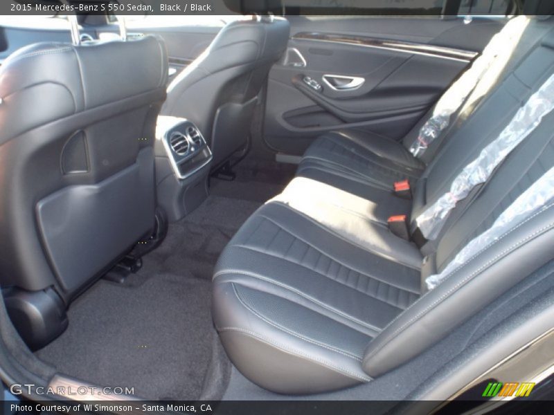 Black / Black 2015 Mercedes-Benz S 550 Sedan