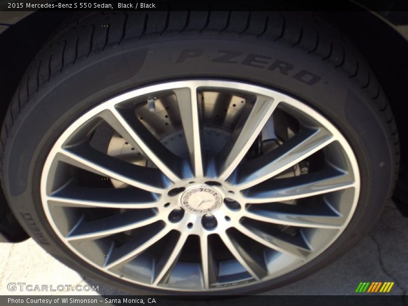 Black / Black 2015 Mercedes-Benz S 550 Sedan