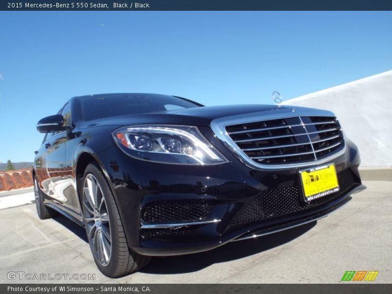 Black / Black 2015 Mercedes-Benz S 550 Sedan