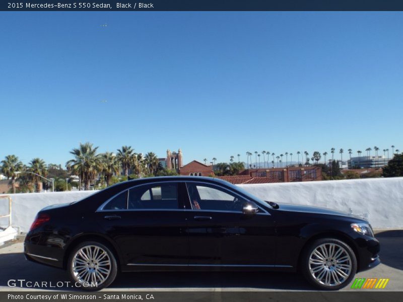 Black / Black 2015 Mercedes-Benz S 550 Sedan