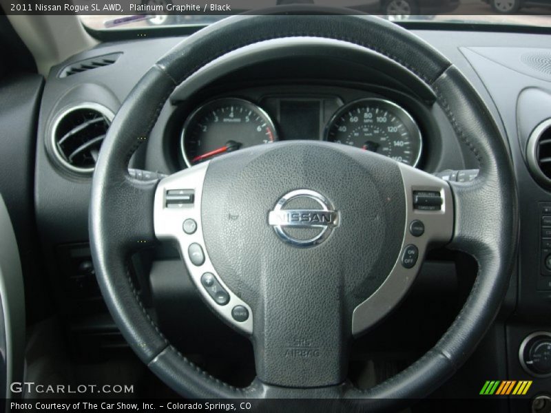 Platinum Graphite / Black 2011 Nissan Rogue SL AWD