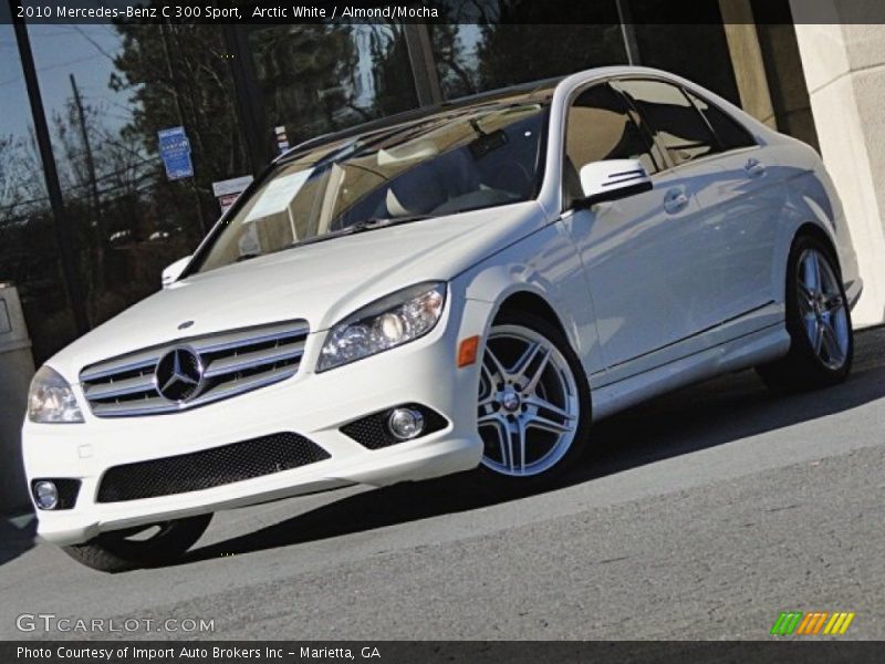 Arctic White / Almond/Mocha 2010 Mercedes-Benz C 300 Sport