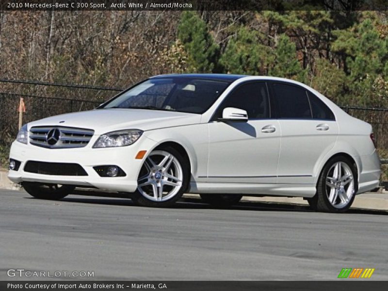 Arctic White / Almond/Mocha 2010 Mercedes-Benz C 300 Sport