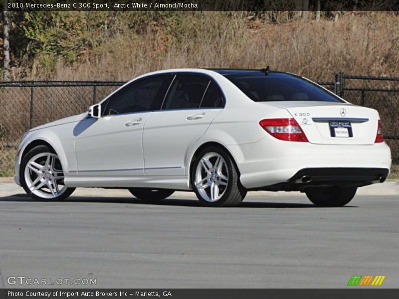 Arctic White / Almond/Mocha 2010 Mercedes-Benz C 300 Sport