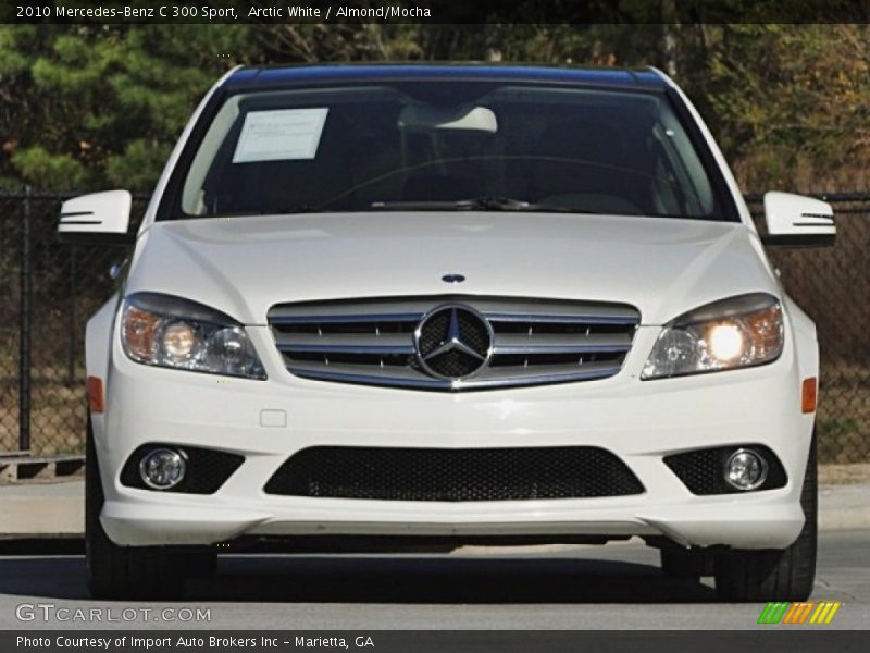 Arctic White / Almond/Mocha 2010 Mercedes-Benz C 300 Sport