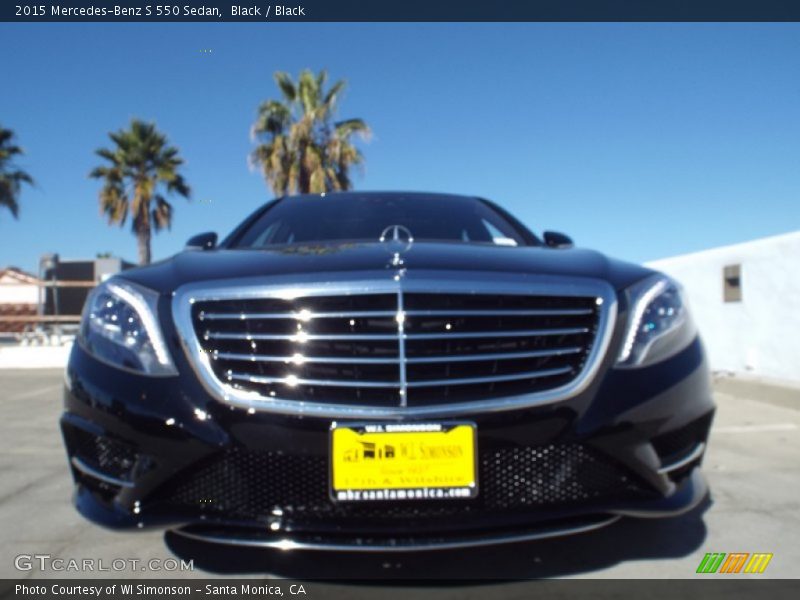 Black / Black 2015 Mercedes-Benz S 550 Sedan