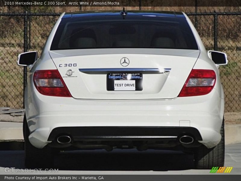 Arctic White / Almond/Mocha 2010 Mercedes-Benz C 300 Sport