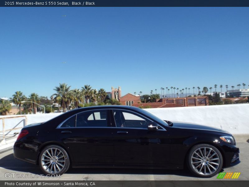 Black / Black 2015 Mercedes-Benz S 550 Sedan