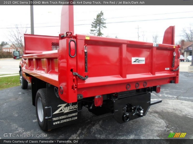 Fire Red / Jet Black/Dark Ash 2015 GMC Sierra 3500HD Work Truck Regular Cab 4x4 Dump Truck