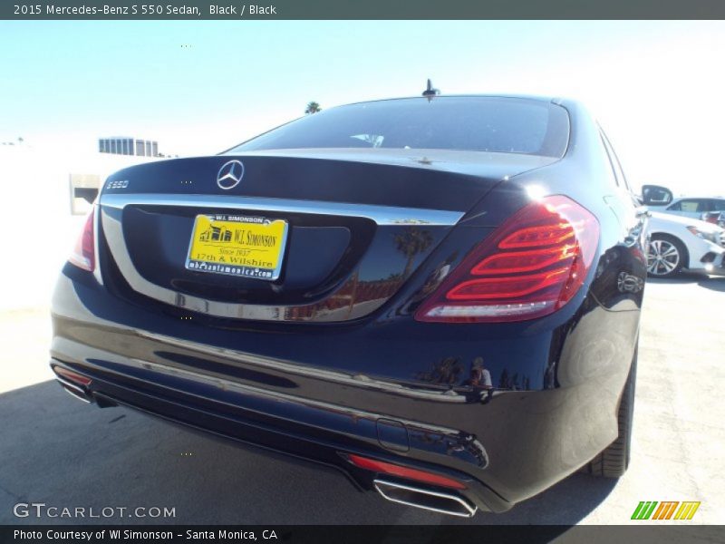 Black / Black 2015 Mercedes-Benz S 550 Sedan