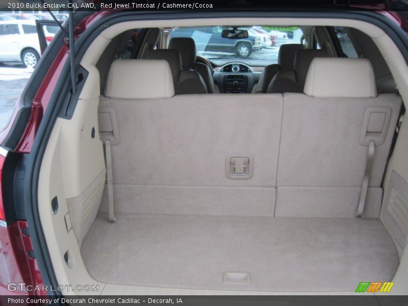 Red Jewel Tintcoat / Cashmere/Cocoa 2010 Buick Enclave CXL AWD