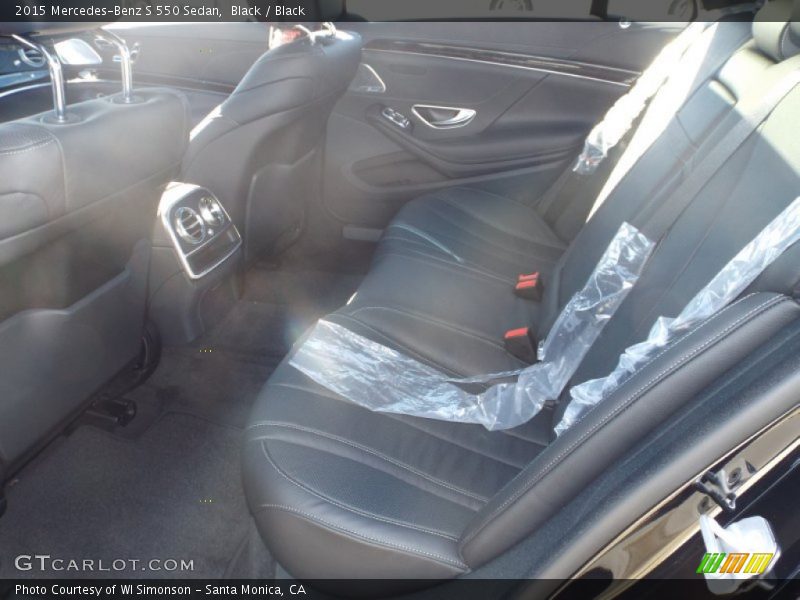 Black / Black 2015 Mercedes-Benz S 550 Sedan