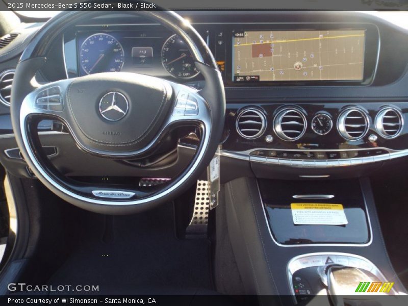 Black / Black 2015 Mercedes-Benz S 550 Sedan