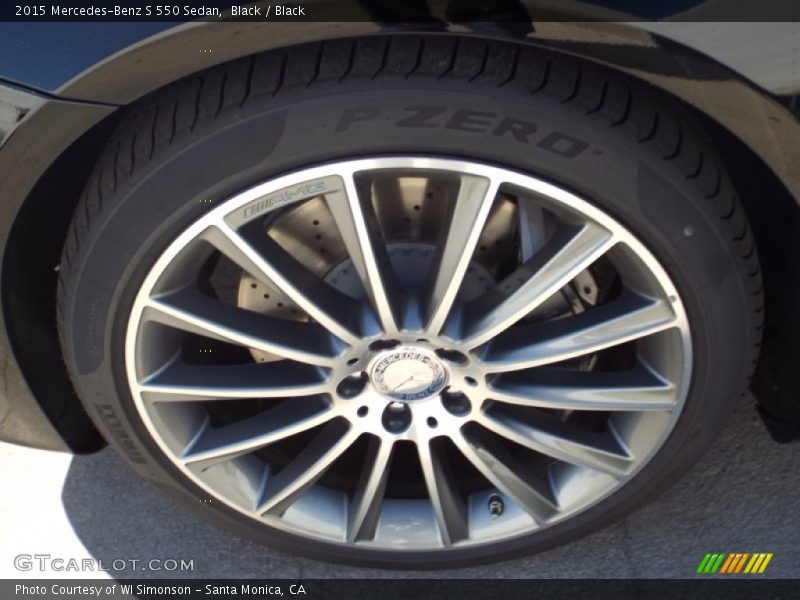 Black / Black 2015 Mercedes-Benz S 550 Sedan