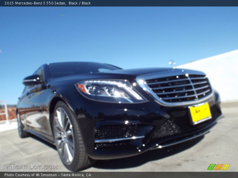 Black / Black 2015 Mercedes-Benz S 550 Sedan