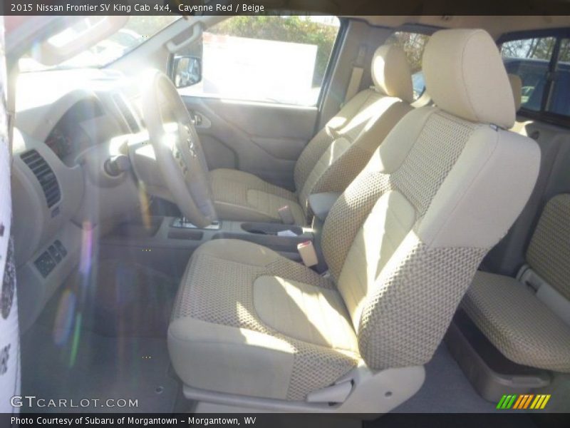 Cayenne Red / Beige 2015 Nissan Frontier SV King Cab 4x4