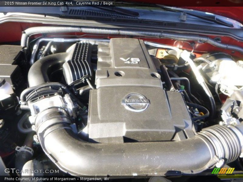 Cayenne Red / Beige 2015 Nissan Frontier SV King Cab 4x4