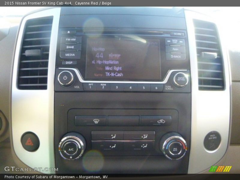 Cayenne Red / Beige 2015 Nissan Frontier SV King Cab 4x4
