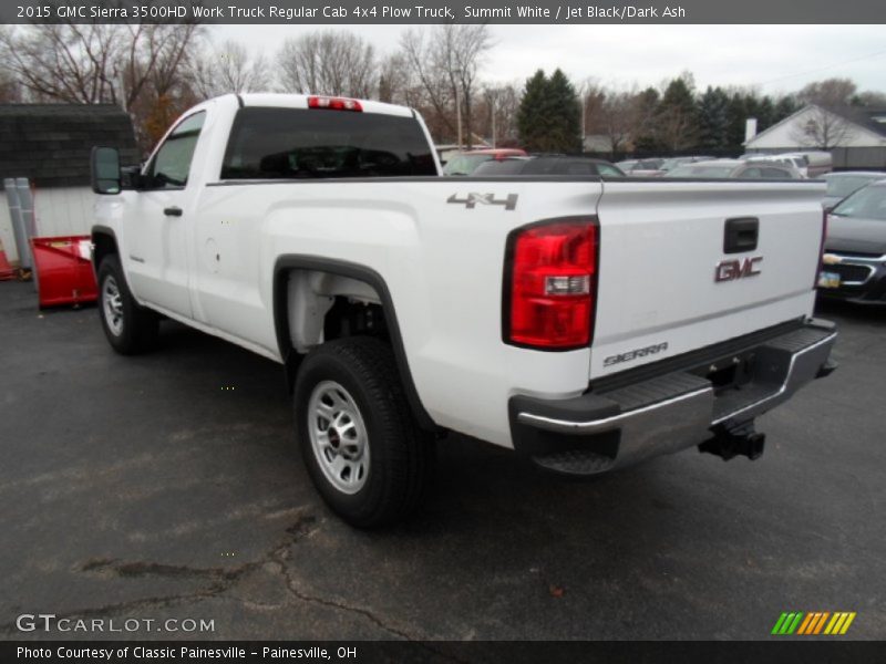  2015 Sierra 3500HD Work Truck Regular Cab 4x4 Plow Truck Summit White