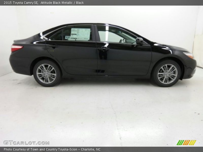 Attitude Black Metallic / Black 2015 Toyota Camry SE