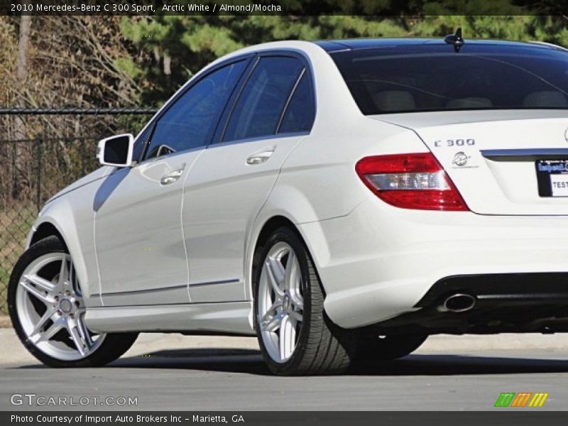 Arctic White / Almond/Mocha 2010 Mercedes-Benz C 300 Sport