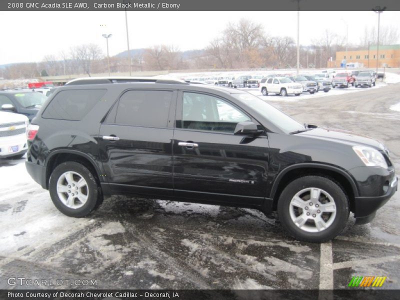 Carbon Black Metallic / Ebony 2008 GMC Acadia SLE AWD
