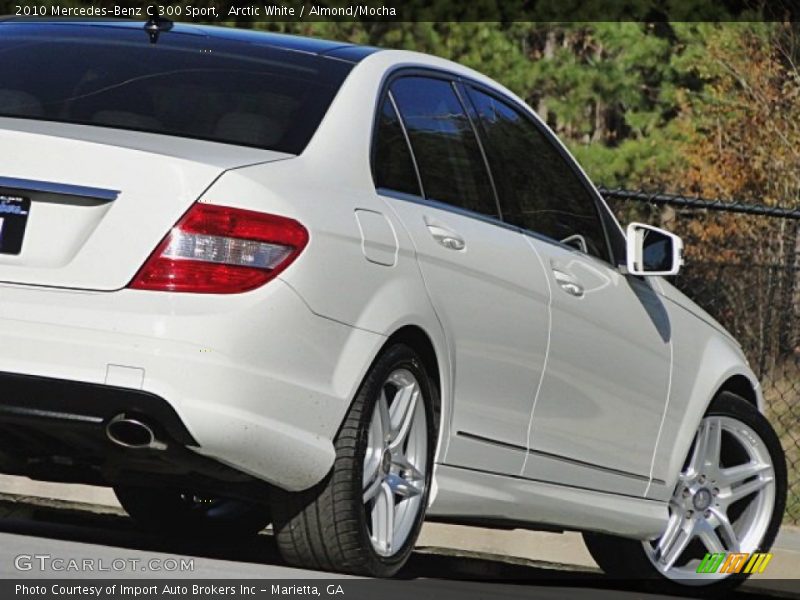 Arctic White / Almond/Mocha 2010 Mercedes-Benz C 300 Sport