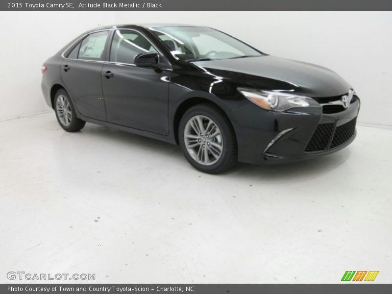 Attitude Black Metallic / Black 2015 Toyota Camry SE