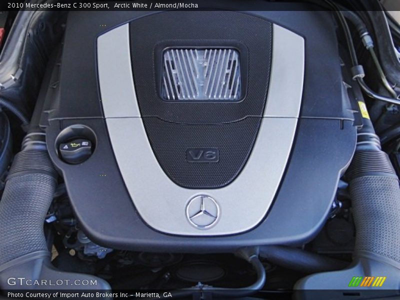 Arctic White / Almond/Mocha 2010 Mercedes-Benz C 300 Sport