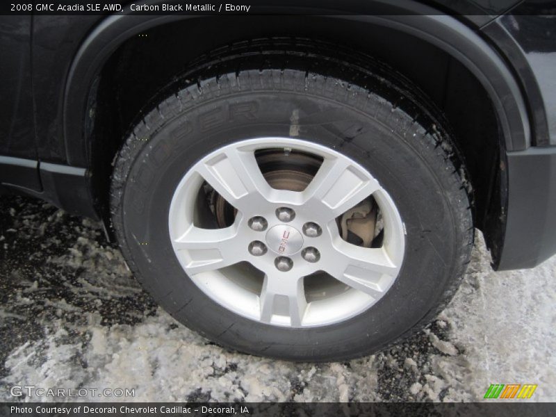 Carbon Black Metallic / Ebony 2008 GMC Acadia SLE AWD