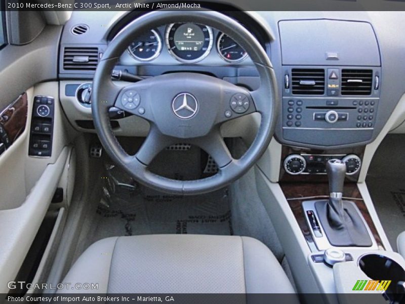 Arctic White / Almond/Mocha 2010 Mercedes-Benz C 300 Sport